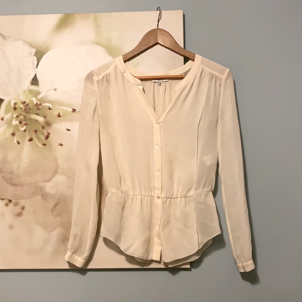 BABATON 100% SILK BLOUSE